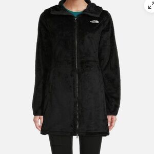 The North Face Osito Mid-length Parka with Hood - Black - Women XS